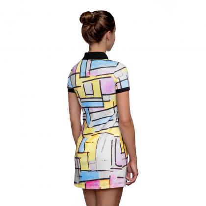 Colour Worlds Polo Dress By Fusion