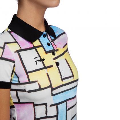 Colour Worlds Polo Dress By Fusion