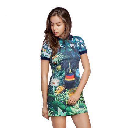 Jungles Polo Dress By Fusion