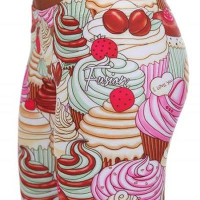 Cupcakes Leggings by Fusion Clothing