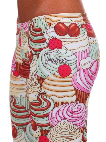 Cupcakes Leggings By Fusion Clothing